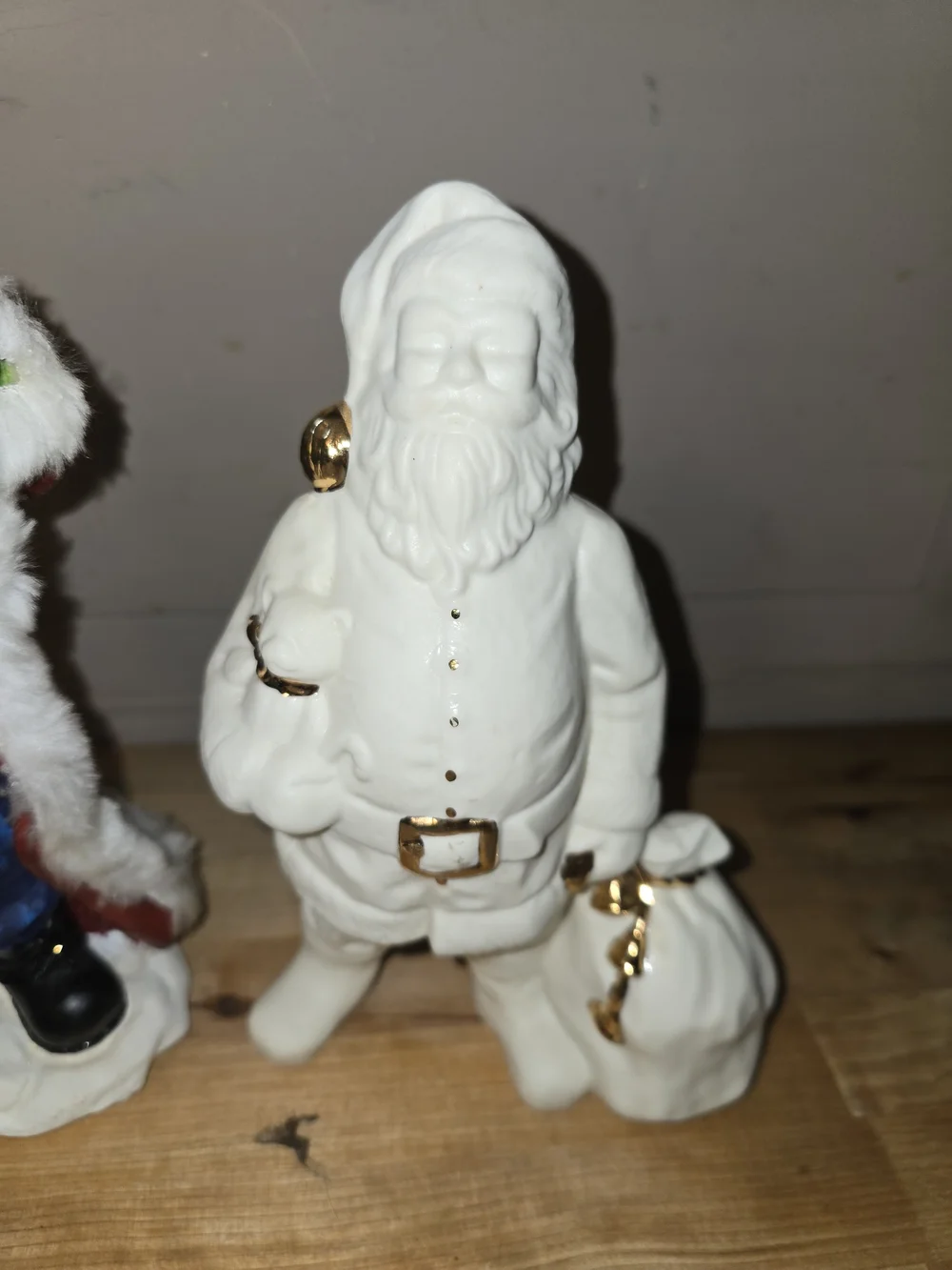 2 Holiday Santa Figures
